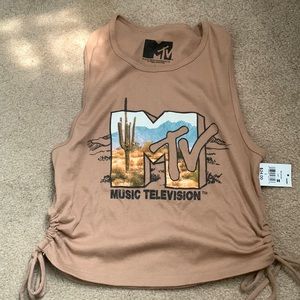 MTV crop tank top